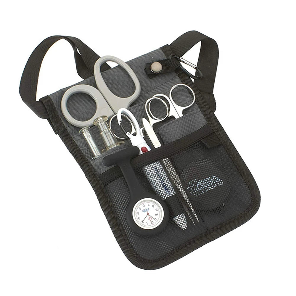 Nurse Fanny Pack Purse Nursing Belt Organizer Waist Bag Nurse Scissors Care Kit