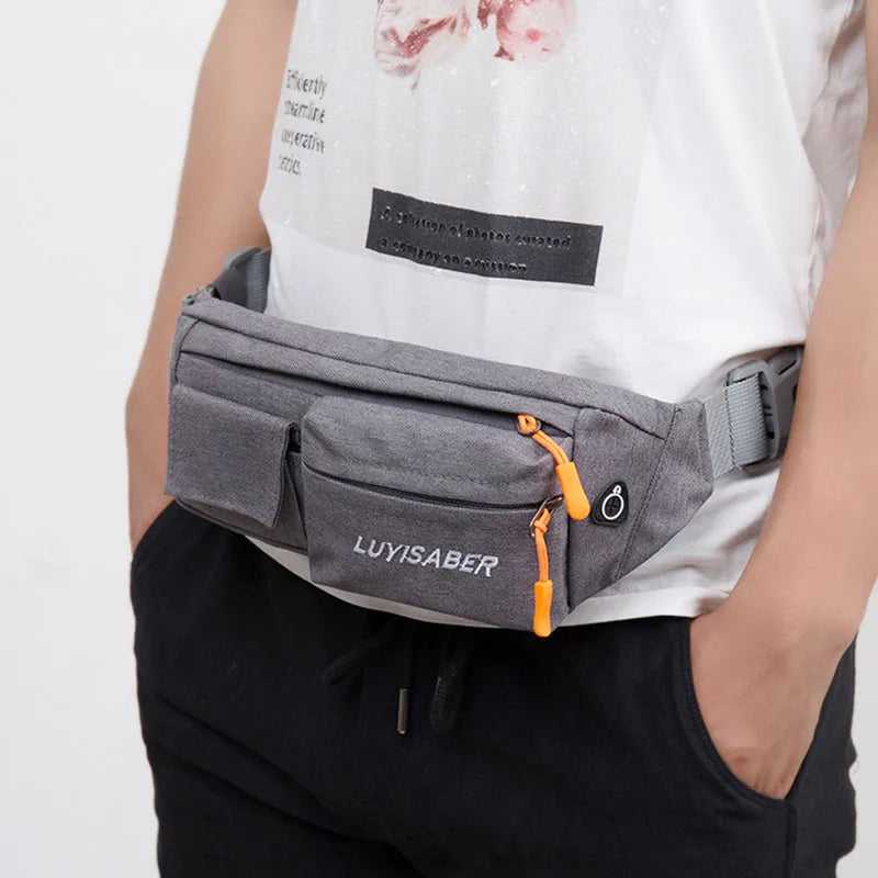 Nylon Waist Belt Bag Pouch Sport Running Crossbody Bag