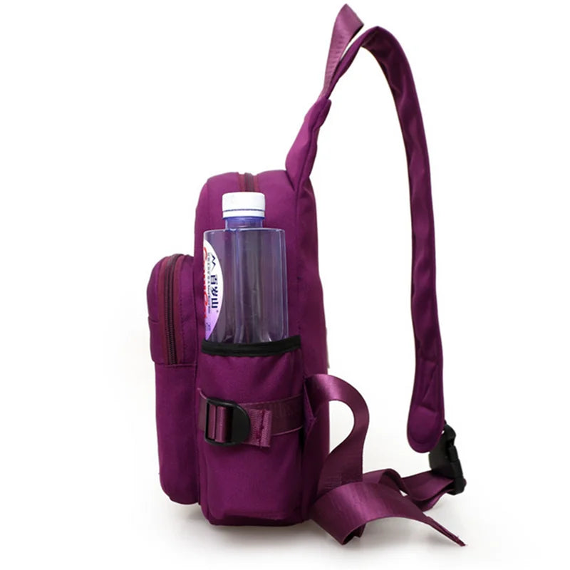 Polyester Shoulder Bags Outdoor Crossbody Chest Bag Unisex Cycling Bag