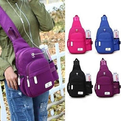 Polyester Outdoor Crossbody Shoulder Bag Unisex Cycling Travel Backpack