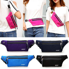 Unisex Sport Waist Pack Fanny Pack Crossbody Wallet Belt Travel
