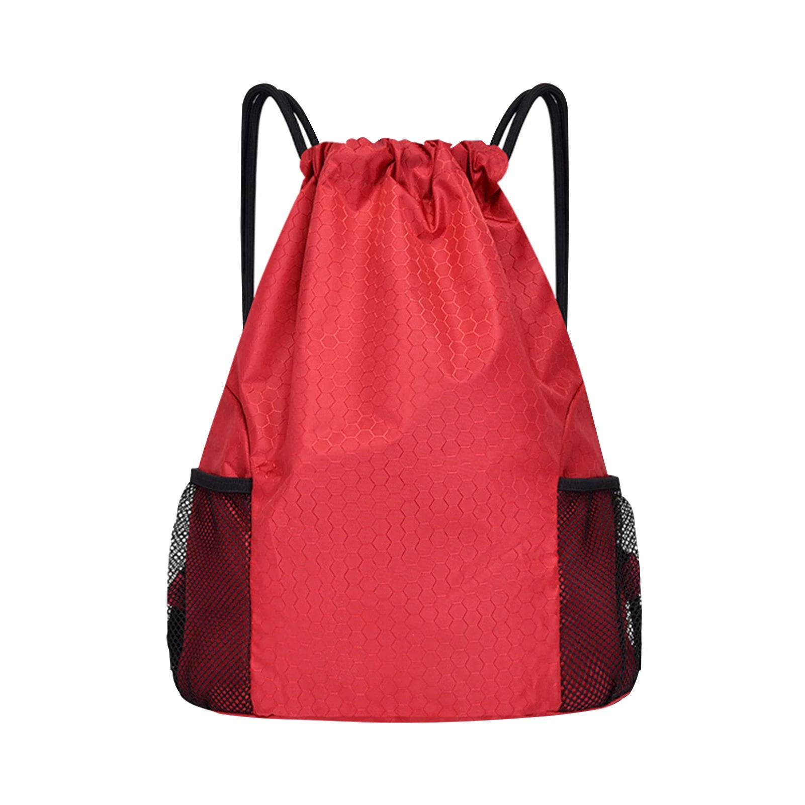 Men Women Drawstring Bag Lightweight Waterproof Sports Backpack Gym