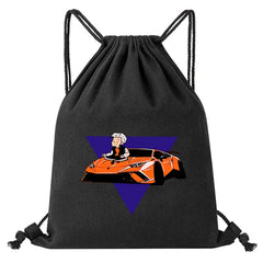 Vlad A4 Paper Printing Drawstring Backpack Large Capacity Travel Bags