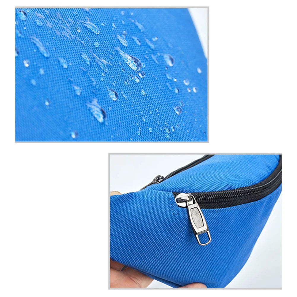 Unisex Waterproof Sports Waist Bag Crossbody Purse