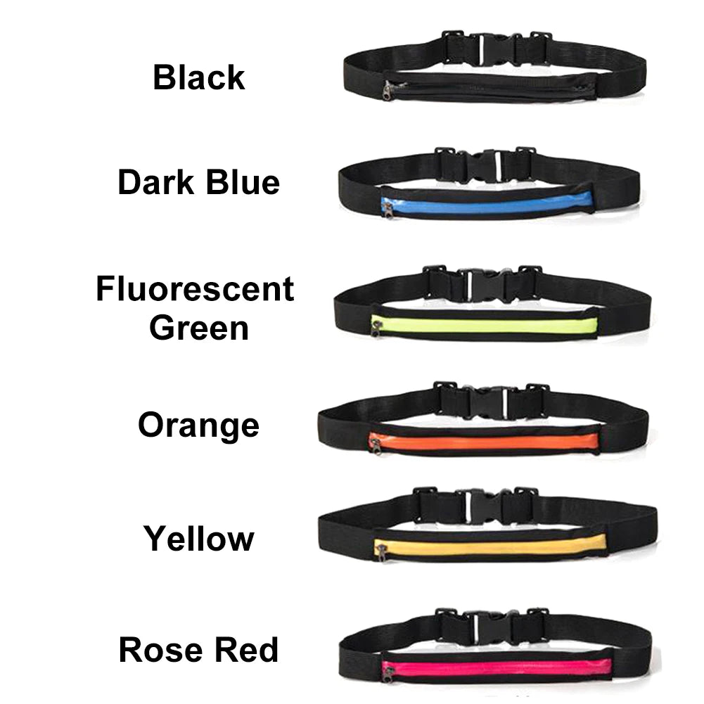 Waterproof Waist Bag With Zipper Pocket for Phones