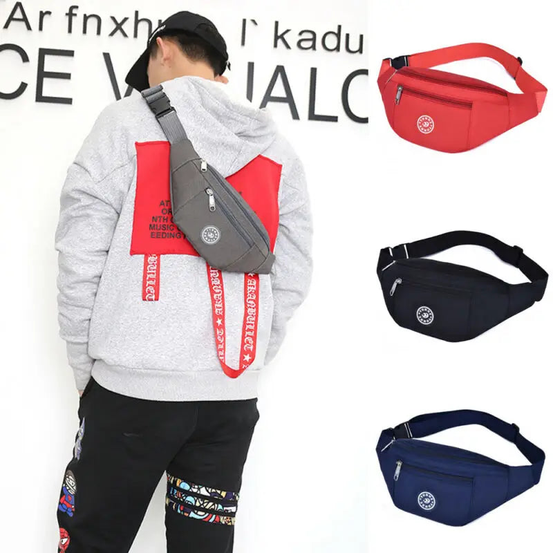 Travel Fanny Pack Belt Money Pouch Zip Bag