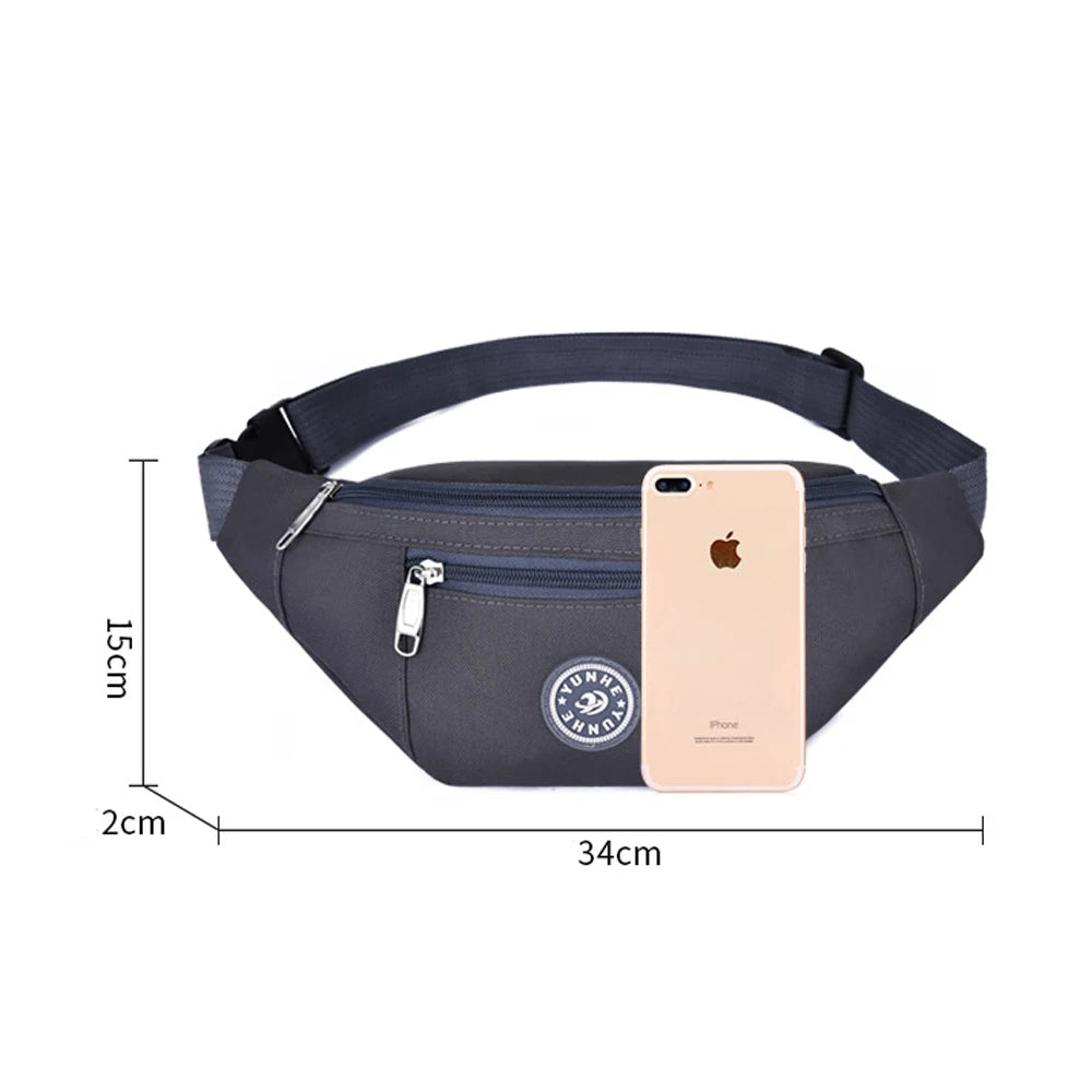 Harajuku Style Waist Packs Printed Letters Travel Pockets