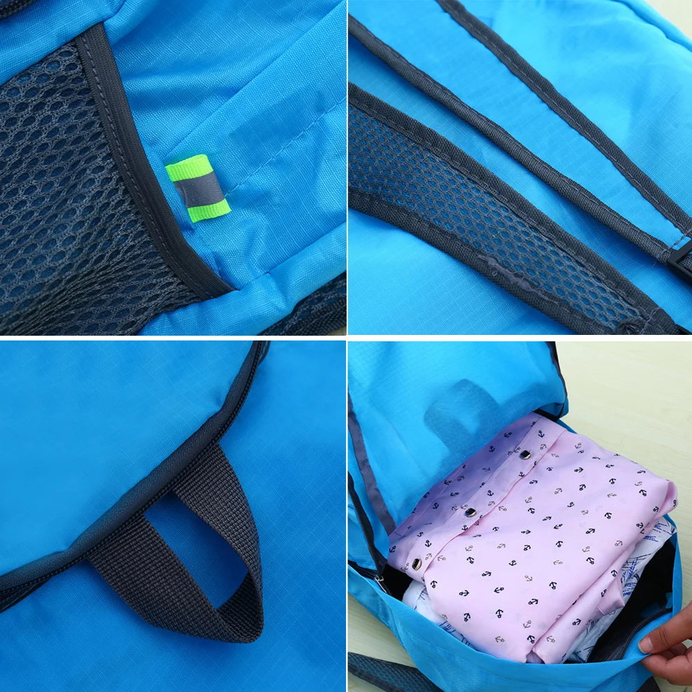Men and Women Travel Bag Lightweight Foldable Backpack Portable Outdoor Pack