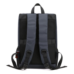 Men's Grey Waterproof Laptop Backpack College Business Travel Bag