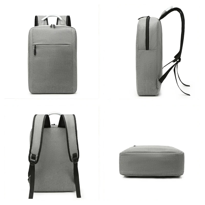 Men's Laptop Backpack Aluminum Handle Large Capacity