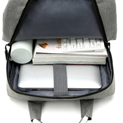 Men's Laptop Backpack Aluminum Handle Large Capacity