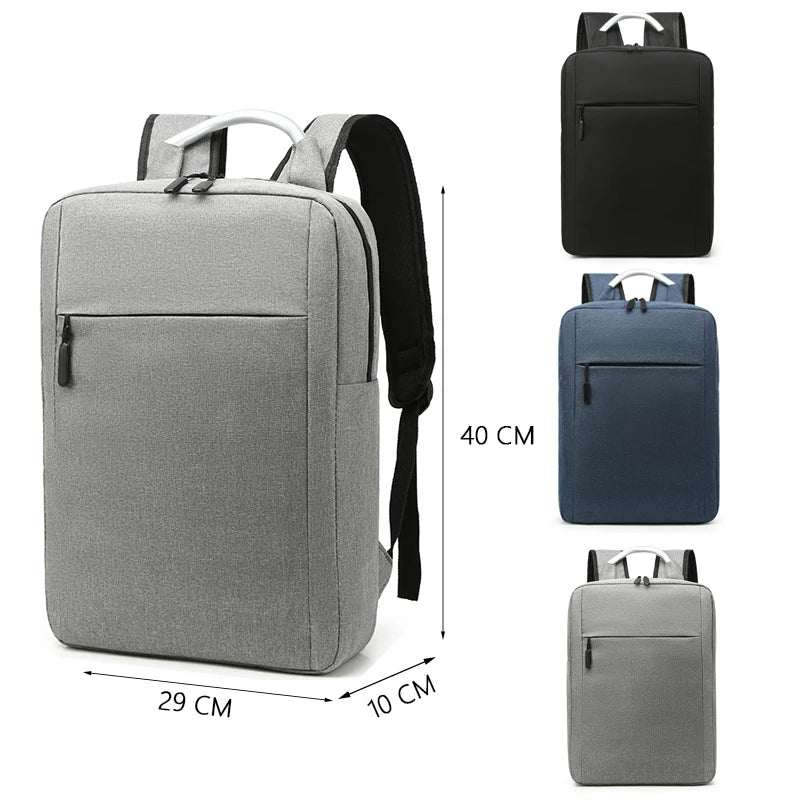 Men's Laptop Backpack Aluminum Handle Large Capacity