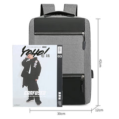 Men's Backpack USB Charging Bag Male Multifunction Waterproof Rucksack