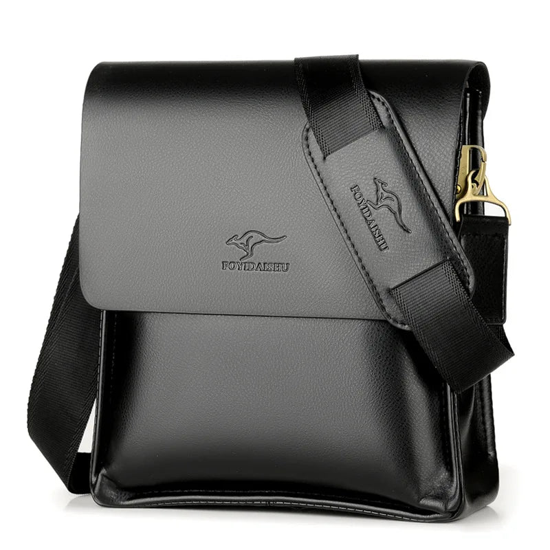 Men's Kangaroo Shoulder Bag Business Messenger Bag