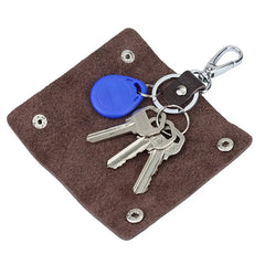 Business Leather Key Case Waist Hanging Key Chain Car Lock Key Ba