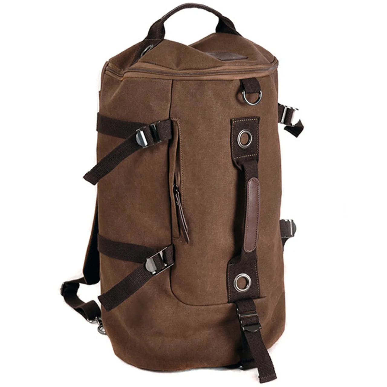 Men's Canvas Backpacks Camping Backpack Large Capacity Travel Shoulder Bags
