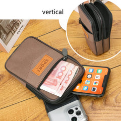 Men's Canvas Waist Bag Bum Belt Pack Casual Wearable Fanny Men