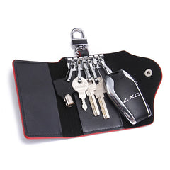 Men's Leather Key Holder Wallet Organizer Keychain
