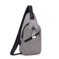 Men's Chest Bag Multi-functional Small Bags Leisure Pockets Purse F6
