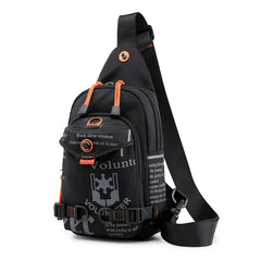 Men's Waterproof Chest Bag Casual Sports Crossbody Messenger Pack