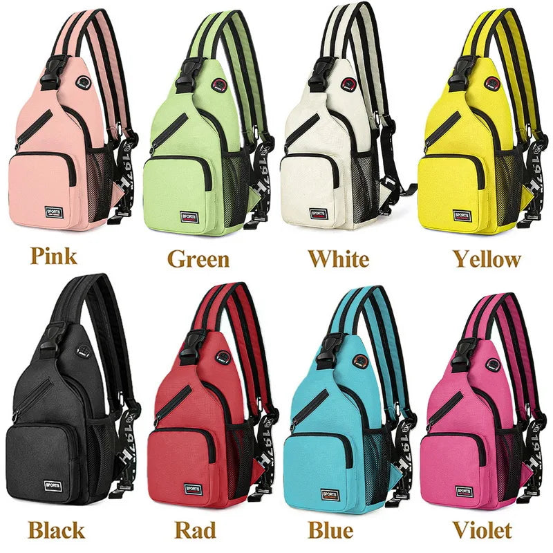 Men's Chest Bags Casual Waist Bags for Short Trip Travel