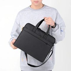Men's Business Messenger Bag Shoulder Computer Briefcase Zipper Bag