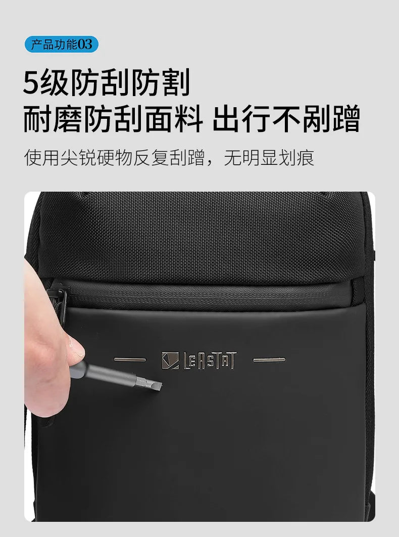 Men's Messenger Bag Casual Shoulder Bag Student Personality Phone Cross Bag