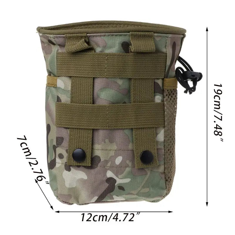 Men's Outdoor Utility Pouch Bag Military Molle Tactical Dump Bag