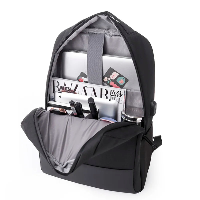 Men's Waterproof Laptop Bag 13 14 15.6" USB Charging