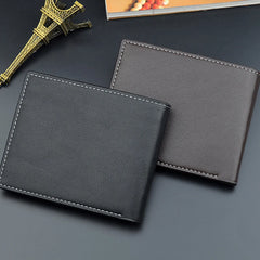 Men's Short Wallet Multi-Card Slot Casual Business Money Clip