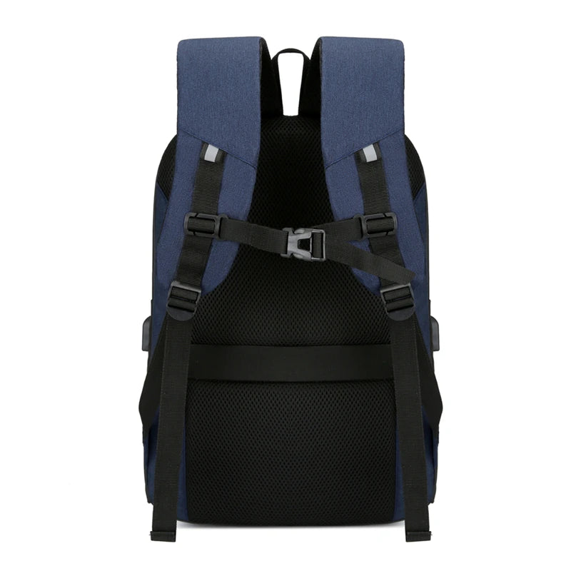 Men's Portable Backpack Large Capacity Waterproof Travel Bag 15.6 Inches