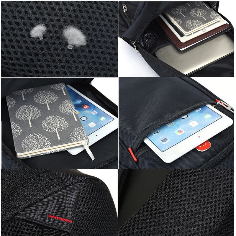 Men's Casual Laptop Business Backpack Schoolbag Teenagers