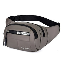 Men's Waterproof Waist Bum Bag Running Belt Pouch Zip Fanny Pack