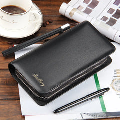 Men's Leather Wallet Clutch Bag Billeteras Masculina