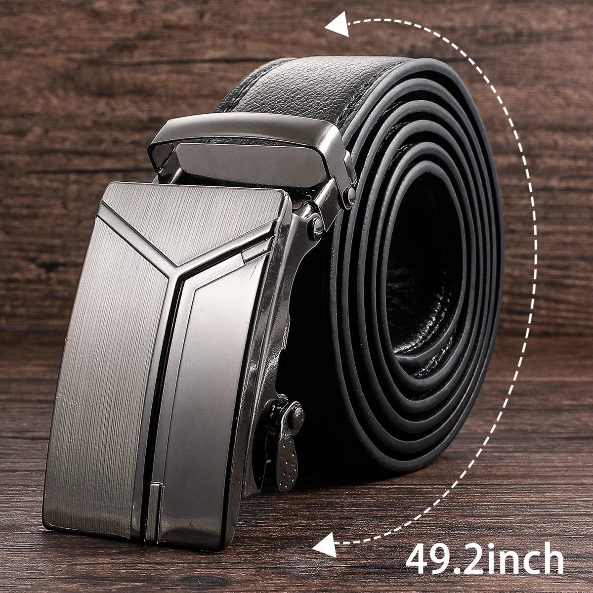 Men's Watch+Wallet+Belt Set Father's Birthday 3pcs/set Dad Boyfriend