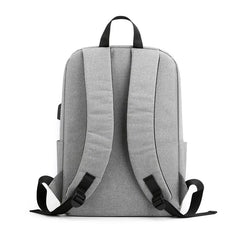 Men's Waterproof Business Backpack with USB Port 15.6 Inch Laptop Bag