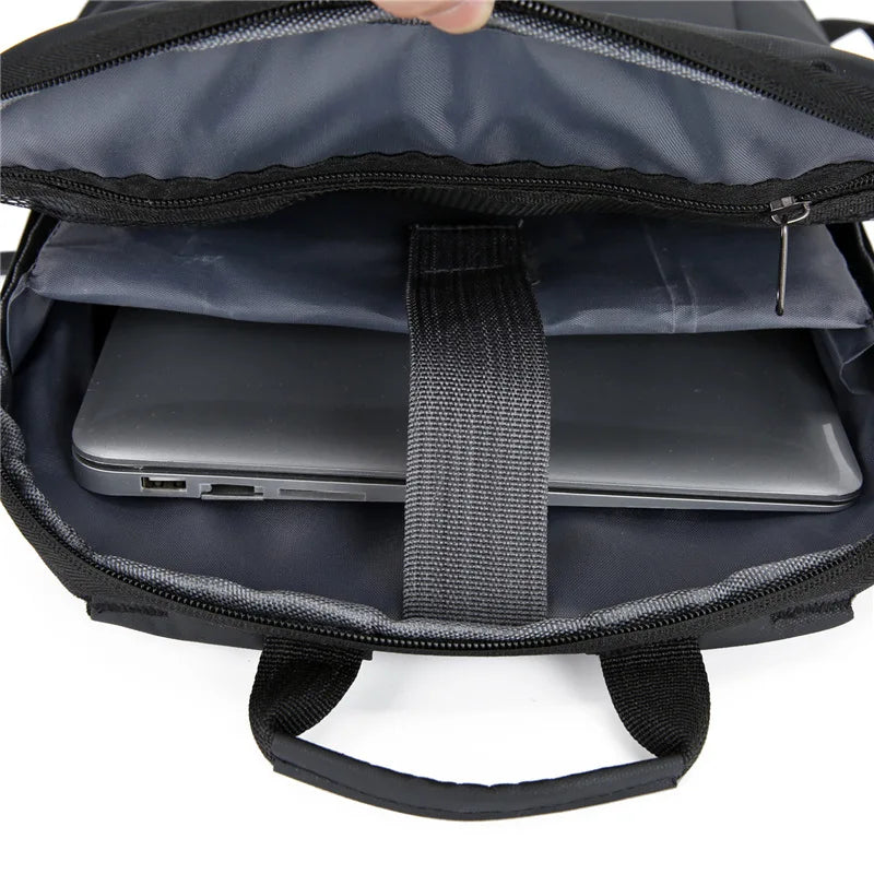 Men's Waterproof Backpack Ultra Lightweight Book Bag 15.6 Notebook Backpack