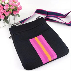 Neoprene Crossbody Bag Large Capacity Fanny Pack