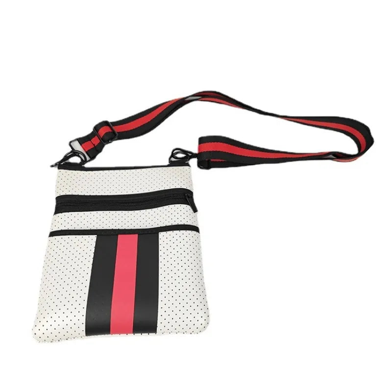 Neoprene Crossbody Bag Large Capacity Fanny Pack