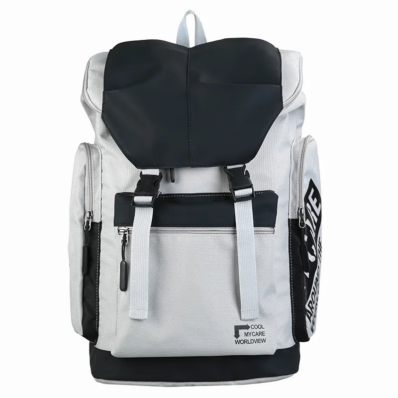Large Capacity Men's School Backpack for Outdoor Travel