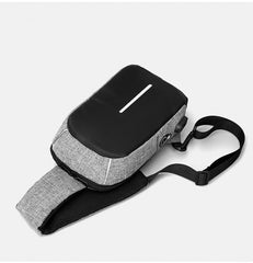 Men's Messenger Chest Bag USB Charging Multifunctional Travel Storage