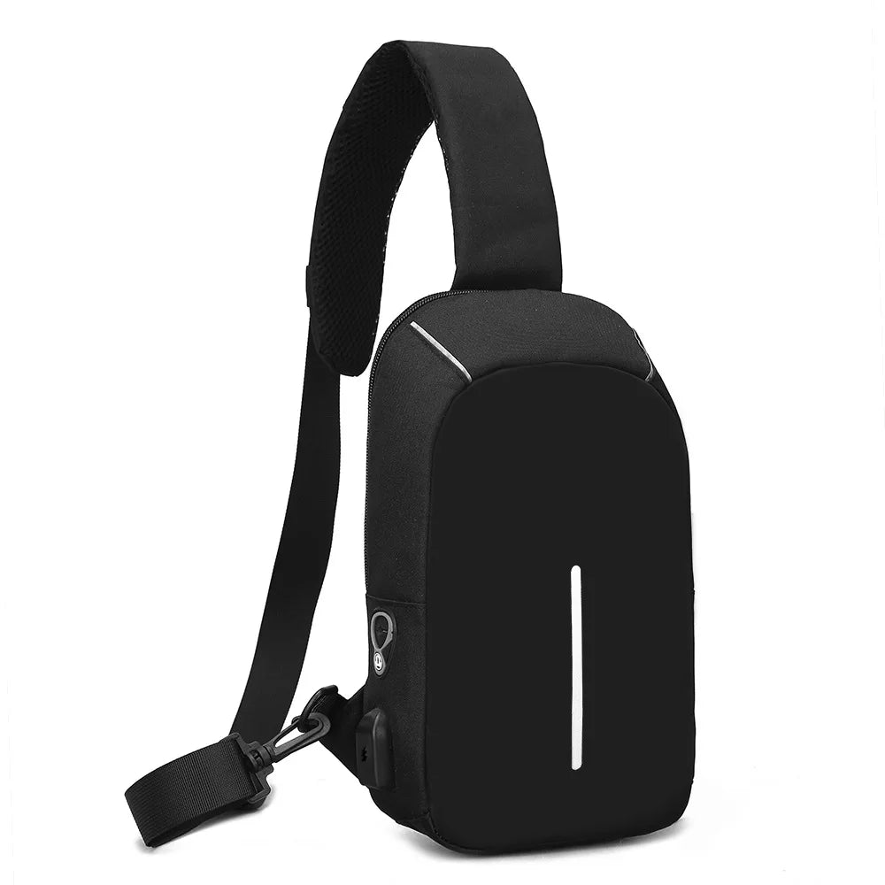 Men's Shoulder Bag Messenger Chest Mini Leisure Sports Travel Phone Gym Bag