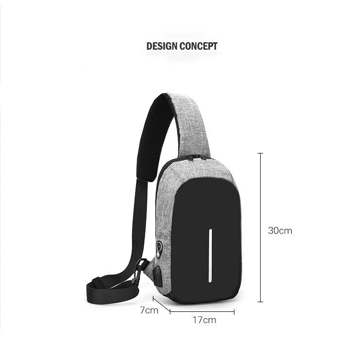 Men's Shoulder Bag Messenger Outdoor Mini Sports Bag