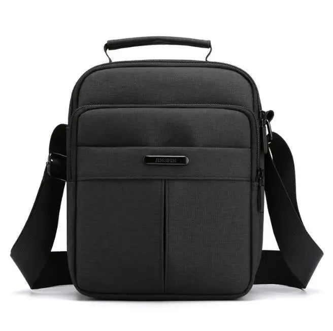 Men's Nylon Shoulder Bag Small Backpack Business Handbag