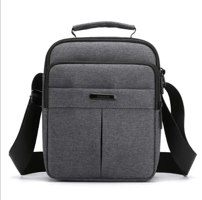 Men's Nylon Shoulder Bag Small Backpack Business Handbag