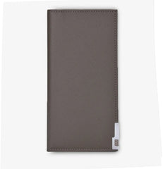 Men's Thin Leather Wallet Clutch Portefeuille Noir Homme