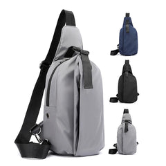 Men's Waterproof Chest Bag Large Capacity Single Shoulder Business Messenger