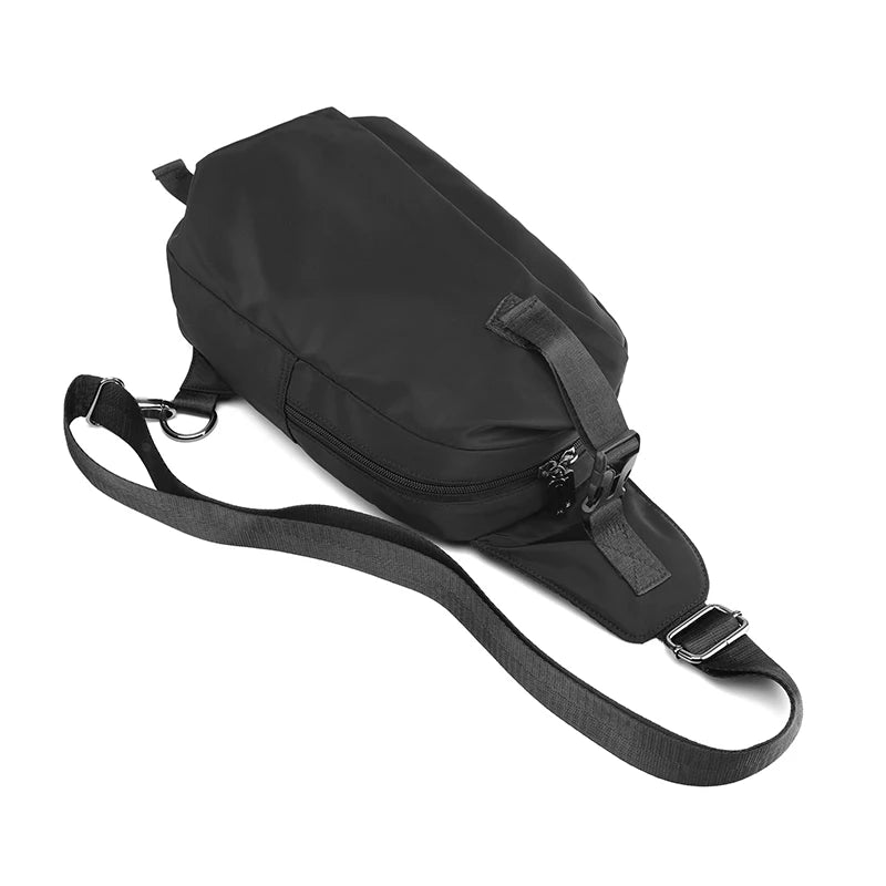 Men's Waterproof Chest Bag Large Capacity Single Shoulder Business Messenger