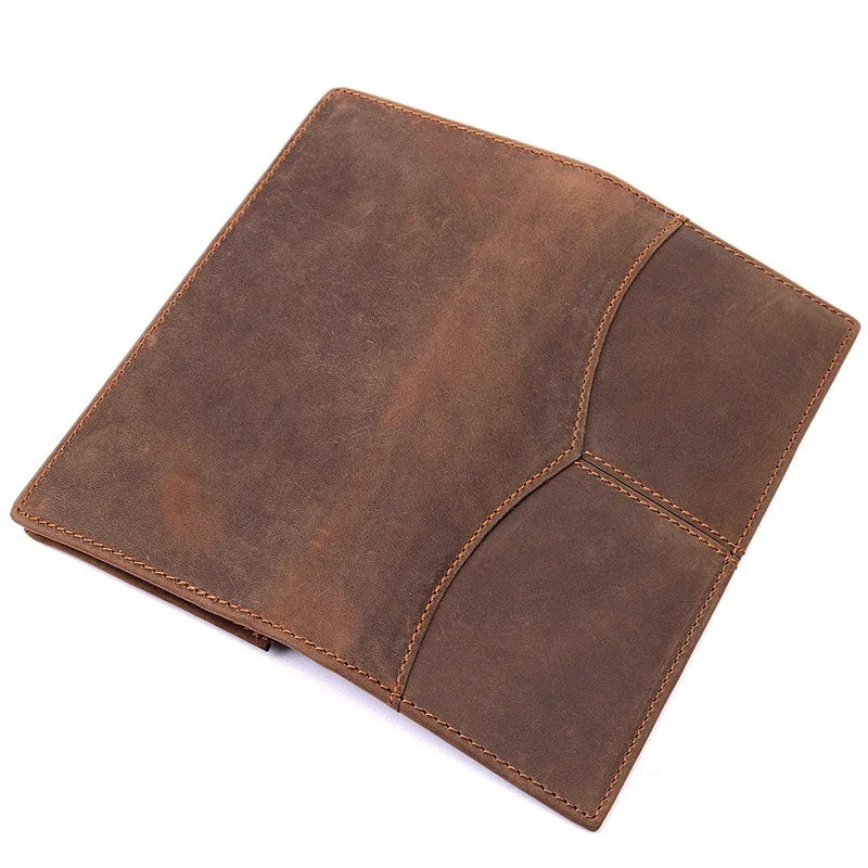 Men Wallet Leather Passport Holder Nightmare Before Christmas Slim Wallet