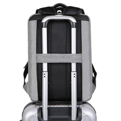 Waterproof Oxford Men's Laptop Backpack with Charging Port